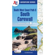 South West Coast Path 3 National Trails atlas: South Cornwall
